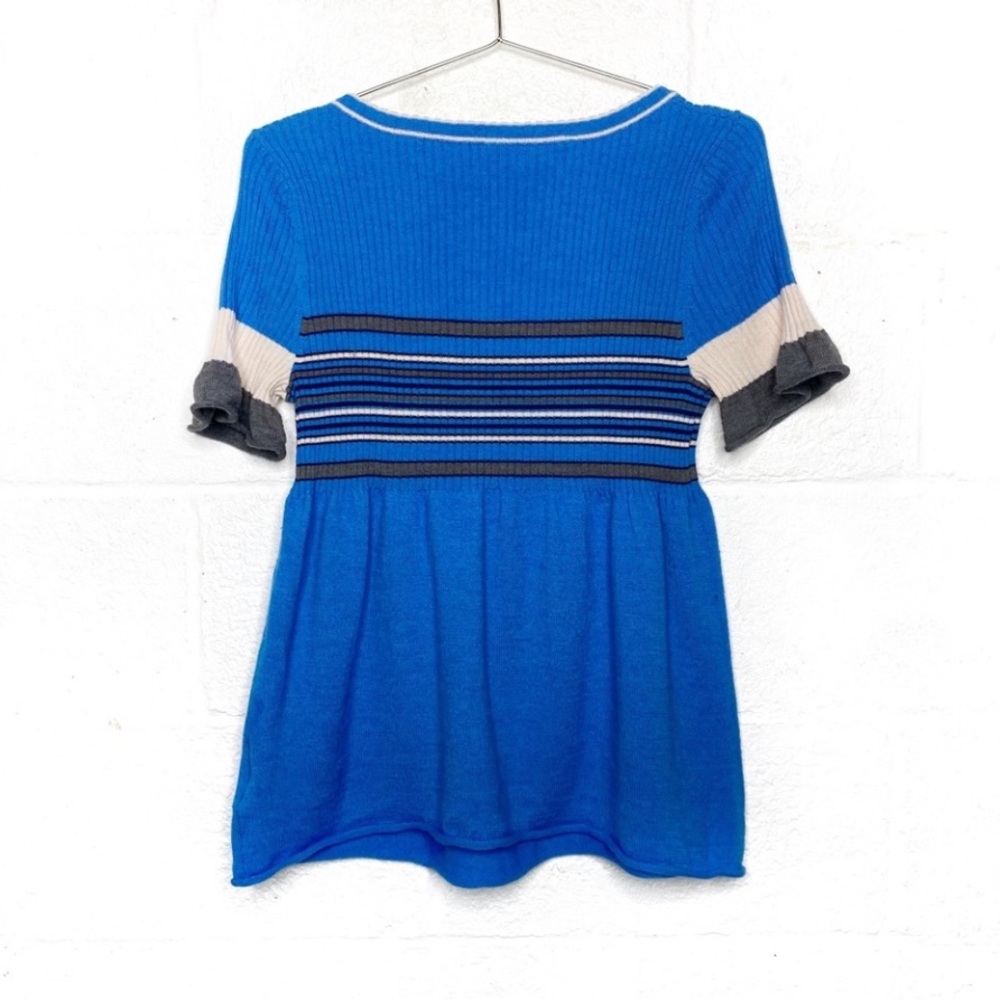 Free People Wool Blend Ribbed Striped Sweater - Picture 3 of 5